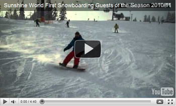Click to view Sunshine World First Snowboarding Guests of the 2010/11 season